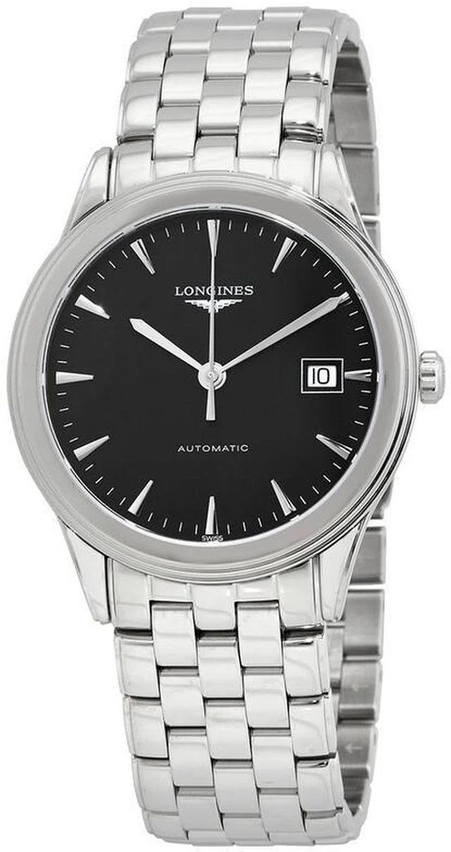 Main image of Longines Flagship Automatic Black Dial Stainless Steel Mens Watch
