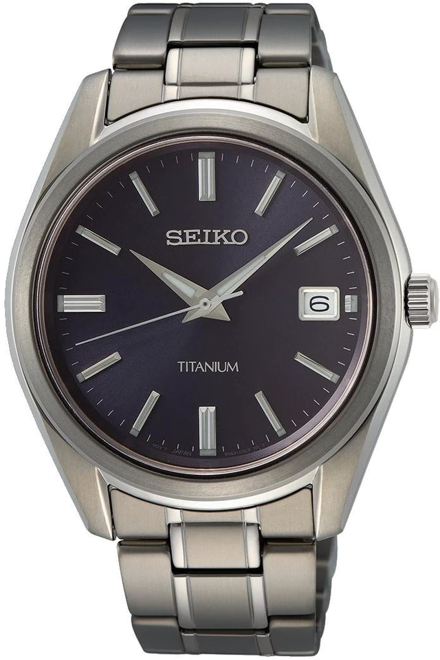 Alt view image 7 of 7 - Seiko Discover More Titanium Quartz SUR373 SUR373P1 SUR373P 100M Men's Watch