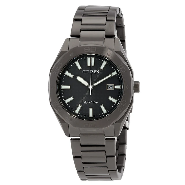 Alt view image 5 of 5 - Citizen Eco-Drive Stainless Steel Grey Dial BM7637-81H 100M Men's Watch