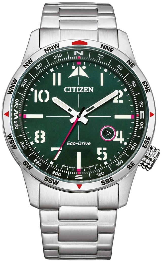 Alt view image 3 of 3 - Citizen Men's Weekender Green Dial Watch - BM7551-50X