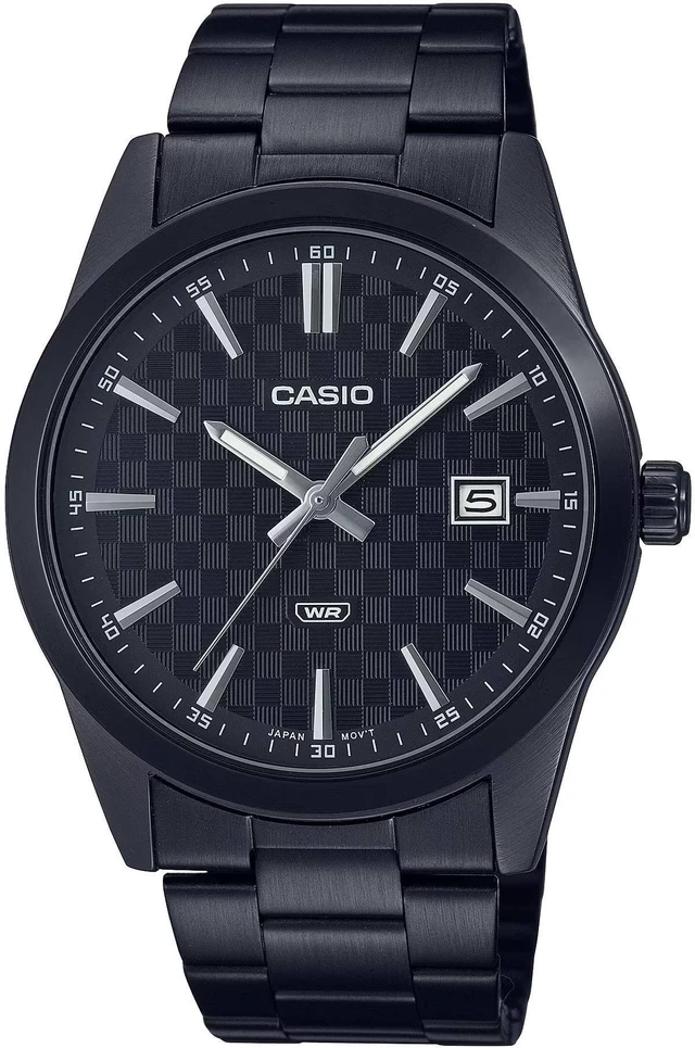 Alt view image 4 of 4 - Casio Standard Analog Black Ion Plated Stainless Steel Black Dial Quartz MTP-VD03B-1A Men's Watch