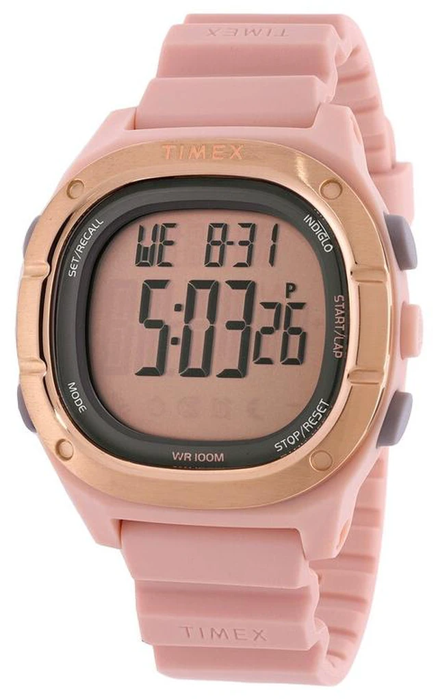 Main image of Timex Command LT 40mm Digital Pink Dial Pink Silicone Unisex Watch