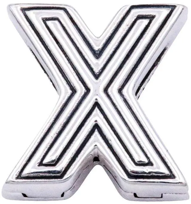 Main image of Pandora Reflexions Letter X Clip Charm -