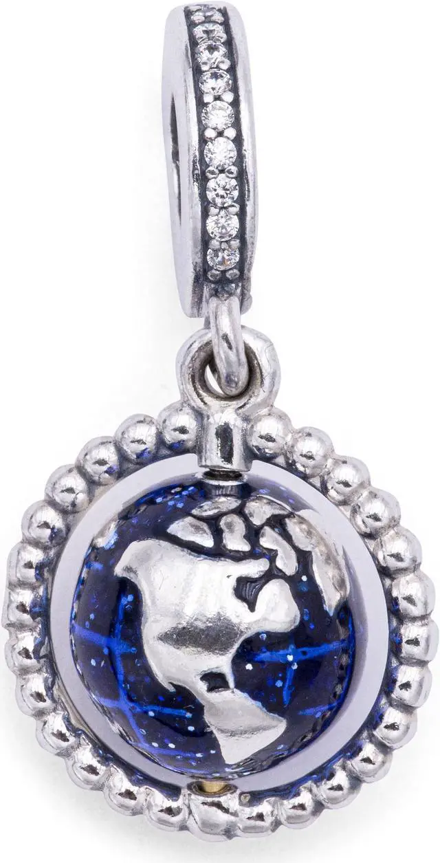 Main image of PANDORA Spinning Globe Dangle Charm