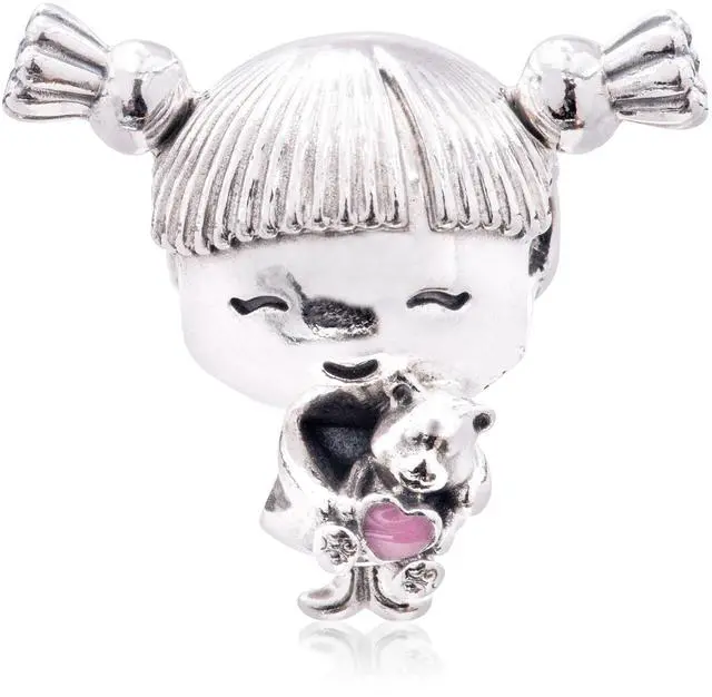 Main image of PANDORA Girl with Pigtails Charm -
