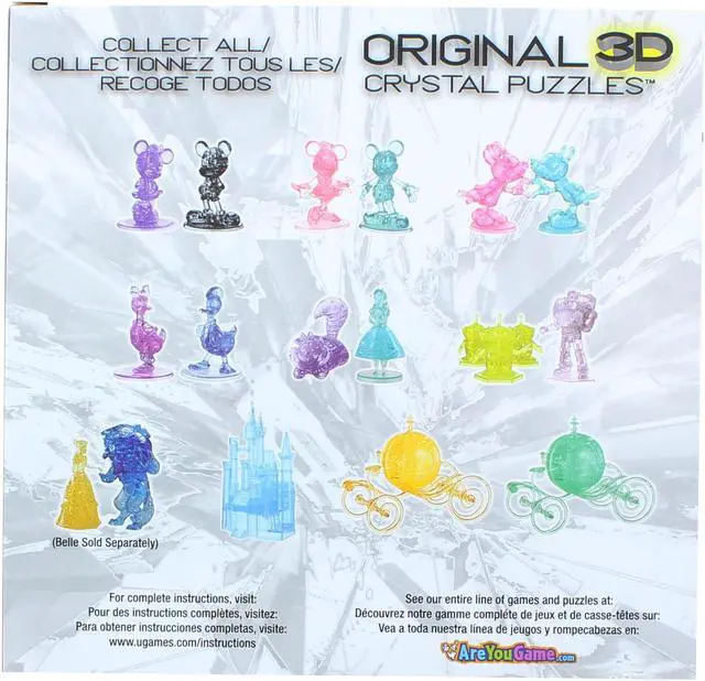 Alt view image 4 of 8 - Disney The Beast 49 Piece 3D Crystal Jigsaw Puzzle