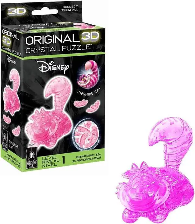 Alt view image 6 of 9 - 3D Crystal Puzzle Cheshire Cat, Kids Classic Books by University Games