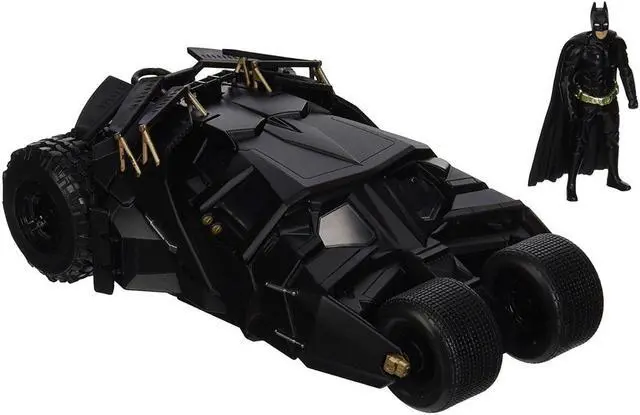 Alt view image 2 of 7 - 2008 The Dark Knight Tumbler with diecast Batman Figure 1:24 Diecast Model Car  by Jada
