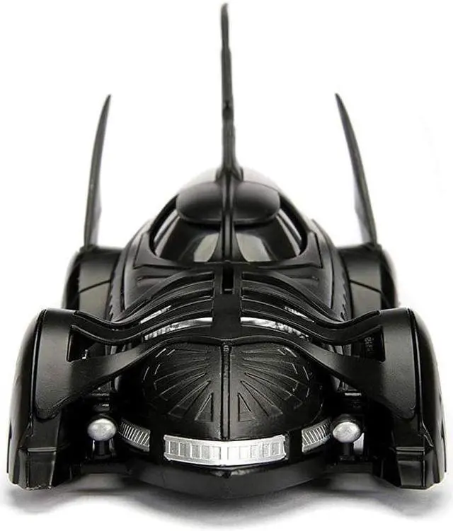 Alt view image 3 of 10 - 1995 Batman Forever Batmobile with Diecast Batman Figure 1/24 Diecast Model Car by Jada