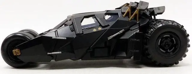 Alt view image 3 of 7 - 2008 The Dark Knight Tumbler with diecast Batman Figure 1:24 Diecast Model Car  by Jada