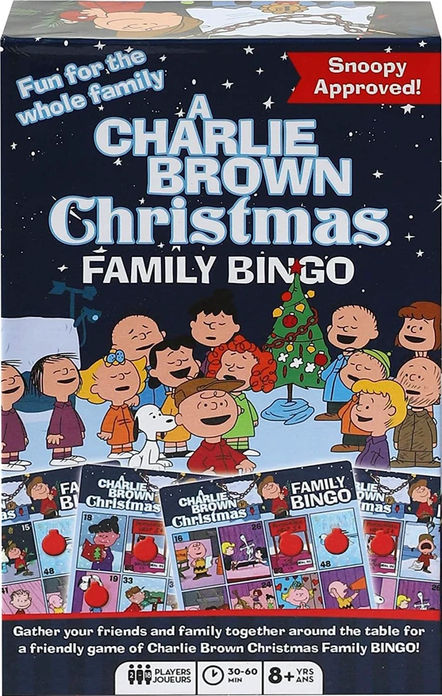 Alt view image 2 of 5 - aquarius charlie brown christmas family bingo