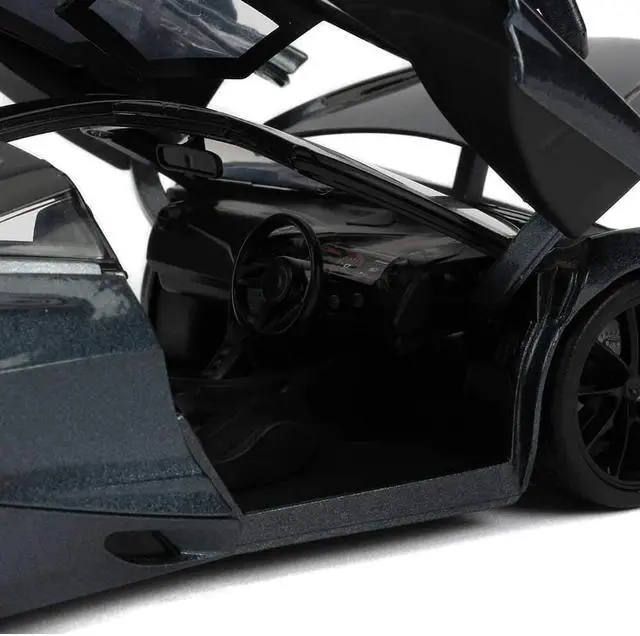 Alt view image 4 of 11 - Shaw's McLaren 720S RHD Metallic Gray "Fast & Furious Presents: Hobbs & Shaw" (2019) Movie 1/24 Diecast Model Car Jada