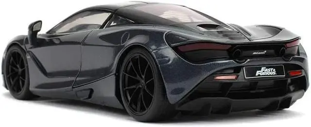 Alt view image 3 of 11 - Shaw's McLaren 720S RHD Metallic Gray "Fast & Furious Presents: Hobbs & Shaw" (2019) Movie 1/24 Diecast Model Car Jada