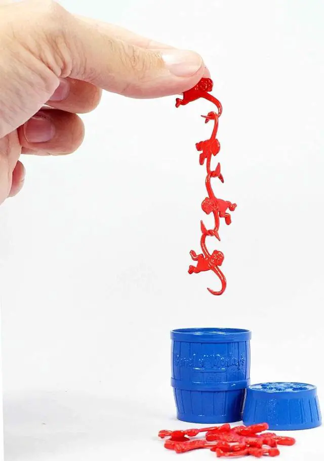 Alt view image 3 of 7 - World's Smallest Barrel of Monkeys Game
