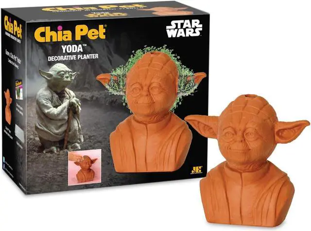 Main image of Star Wars Yoda Chia Pet Decorative Planter