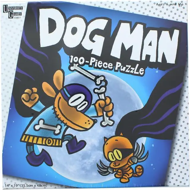 Alt view image 2 of 5 - Dogman Blue 100 Piece Puzzle