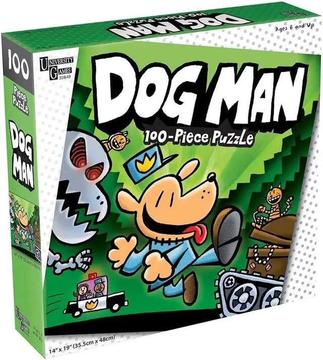 Main image of University Games Dog Man Unleashed Puzzle 100-Piece Jigsaw (UG-33849)