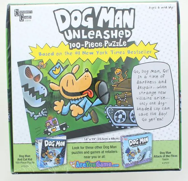 Alt view image 3 of 5 - University Games Dog Man Unleashed Puzzle 100-Piece Jigsaw (UG-33849)