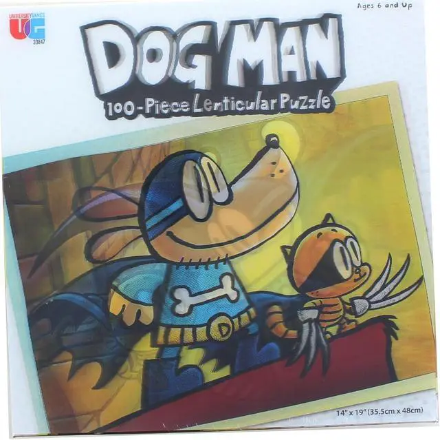 Alt view image 2 of 5 - University Games Dog Man Adventures Puzzle 100-Piece Jigsaw (UG-33847)