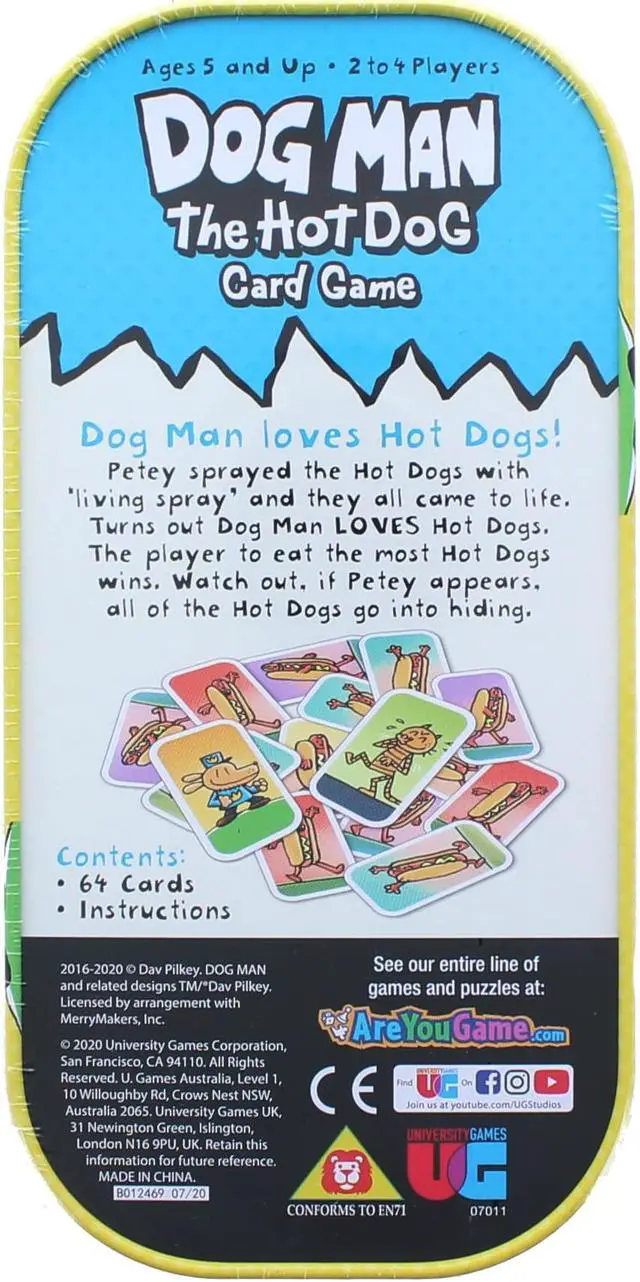 Alt view image 3 of 4 - Dog Man The Hot Dog Card Game | 2-4 Players