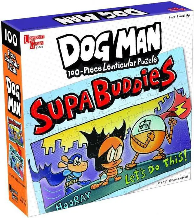 Main image of University Games Dog Man Supa Buddies Puzzle 100-Piece Jigsaw (UG-33846)