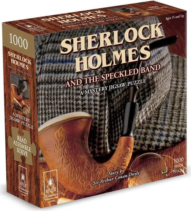 Alt view image 5 of 11 - University Games,  Sherlock Holmes Murder Mystery Puzzle