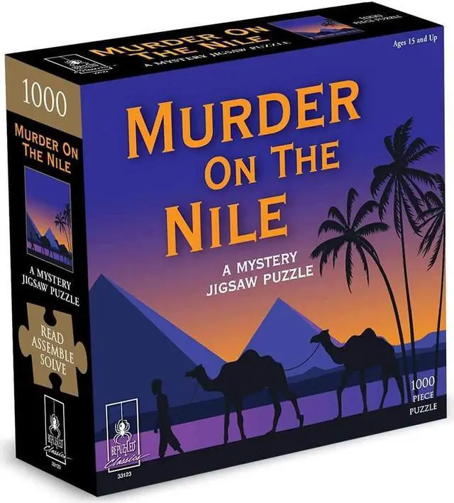 Main image of Murder On The Nile Murder Mystery 1000 Piece Puzzle