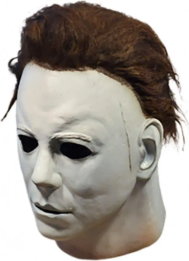 Alt view image 3 of 5 - Trick Or Treat Studios Halloween Michael Myers Mask, White