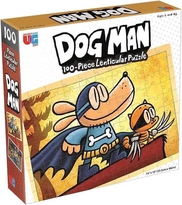 Main image of University Games Dog Man Adventures Puzzle 100-Piece Jigsaw (UG-33847)