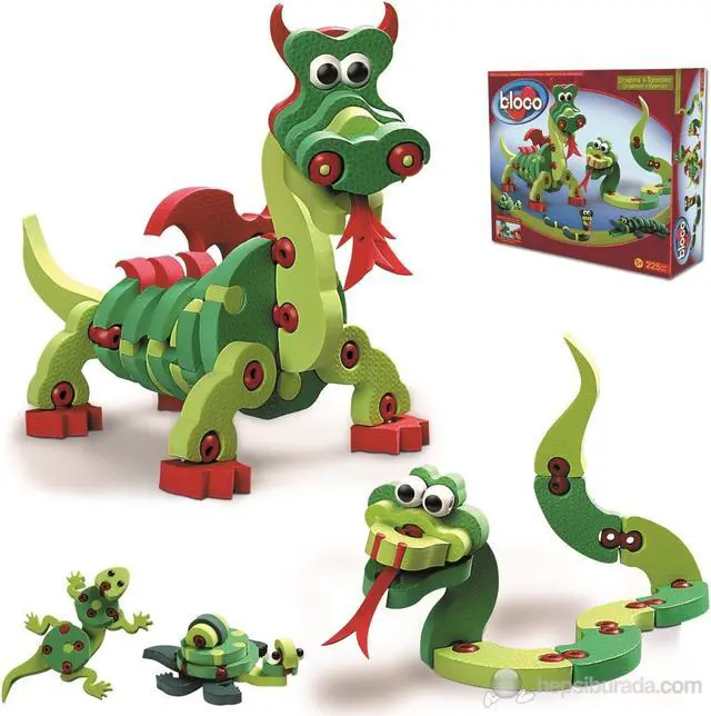 Main image of "Bloco Toys - Dragons and Reptiles"