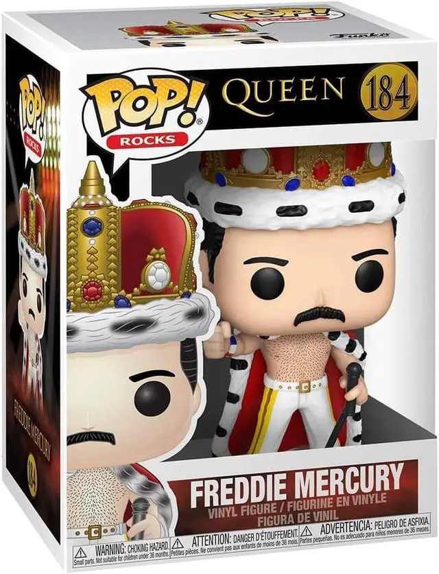 Alt view image 3 of 3 - FUNKO POP! ROCKS: Freddie Mercury King