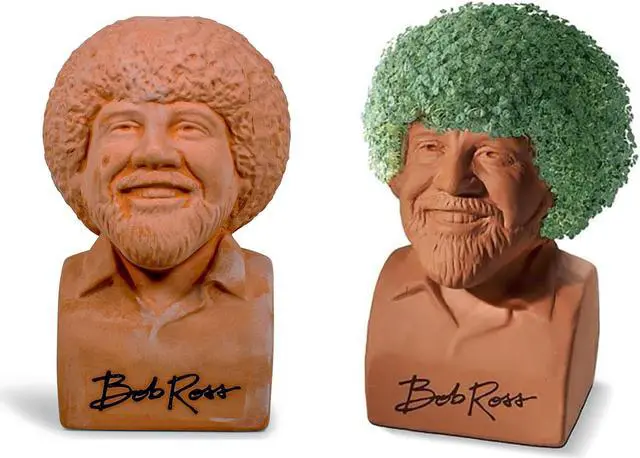 Alt view image 4 of 11 - Chia Pet Planter - Bob Ross