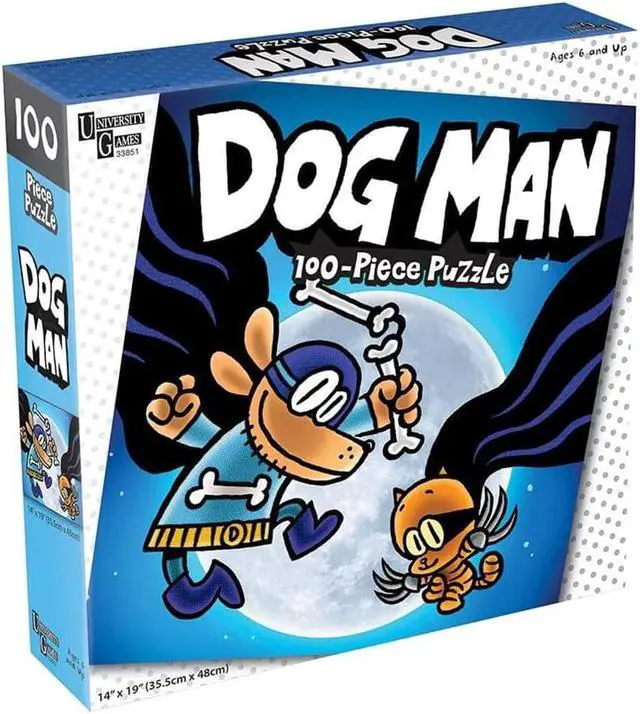 Main image of Dogman Blue 100 Piece Puzzle