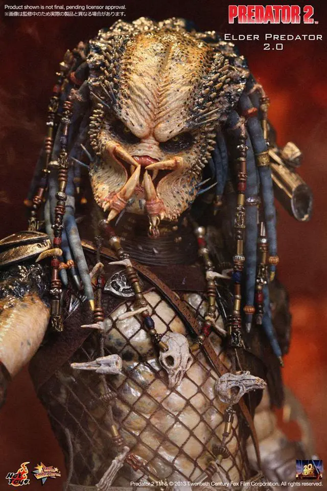 Alt view image 2 of 11 - Predator 2 Elder Predator 1:6 Scale Hot Toys Figure