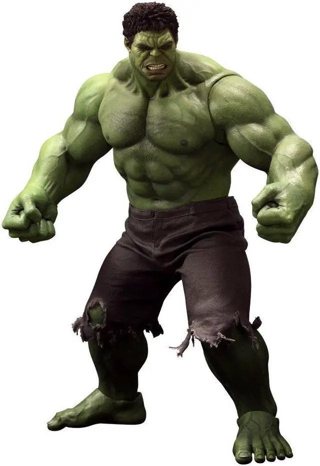 Alt view image 7 of 17 - Hulk The Avengers Movie Masterpiece One Sixth Hot Toys Action Figure