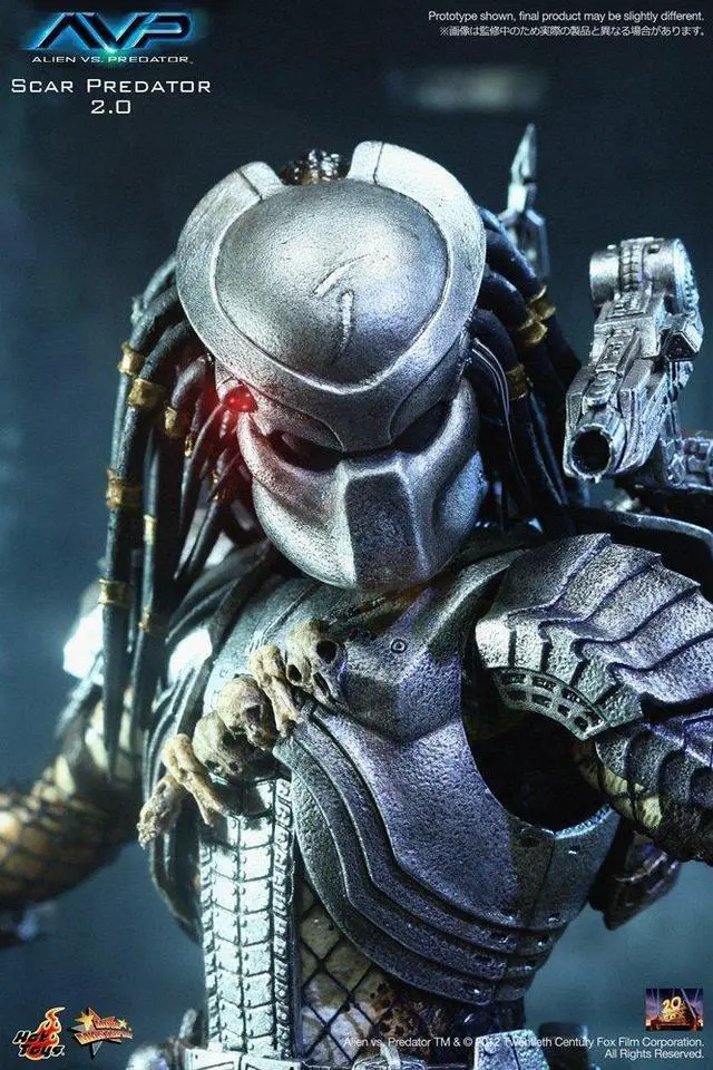 Alt view image 2 of 9 - Scar Predator Hot Toys 1:6 Scale Action Figure