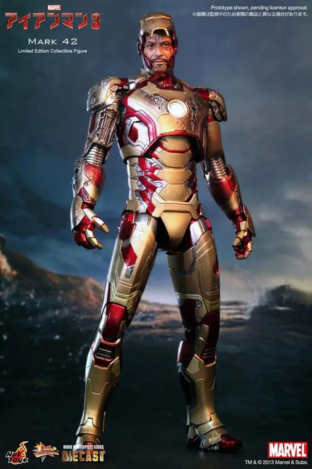 Alt view image 10 of 16 - Iron Man Mark XLII Movie Masterpiece 1/6 Hot Toys Limited Edition Figure