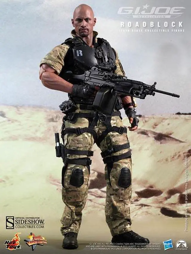 Alt view image 8 of 16 - Roadblock GI Joe Retaliation 1/6 Scale Hot Toys Action Figure