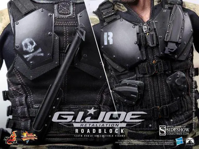 Alt view image 10 of 16 - Roadblock GI Joe Retaliation 1/6 Scale Hot Toys Action Figure