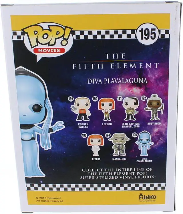 Alt view image 3 of 3 - Funko POP Movies The Fifth Element - Diva Plavalaguna