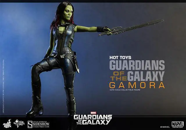 Alt view image 8 of 16 - Gamora Guardians of the Galaxy Movie Masterpiece 1/6 Scale Hot Toys Figure