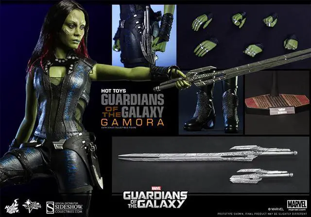 Alt view image 11 of 16 - Gamora Guardians of the Galaxy Movie Masterpiece 1/6 Scale Hot Toys Figure