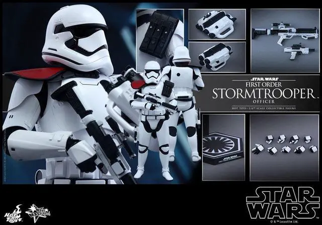 Alt view image 2 of 9 - Star Wars First Order Stormtrooper Officer 1:6 Scale Collectible Figure