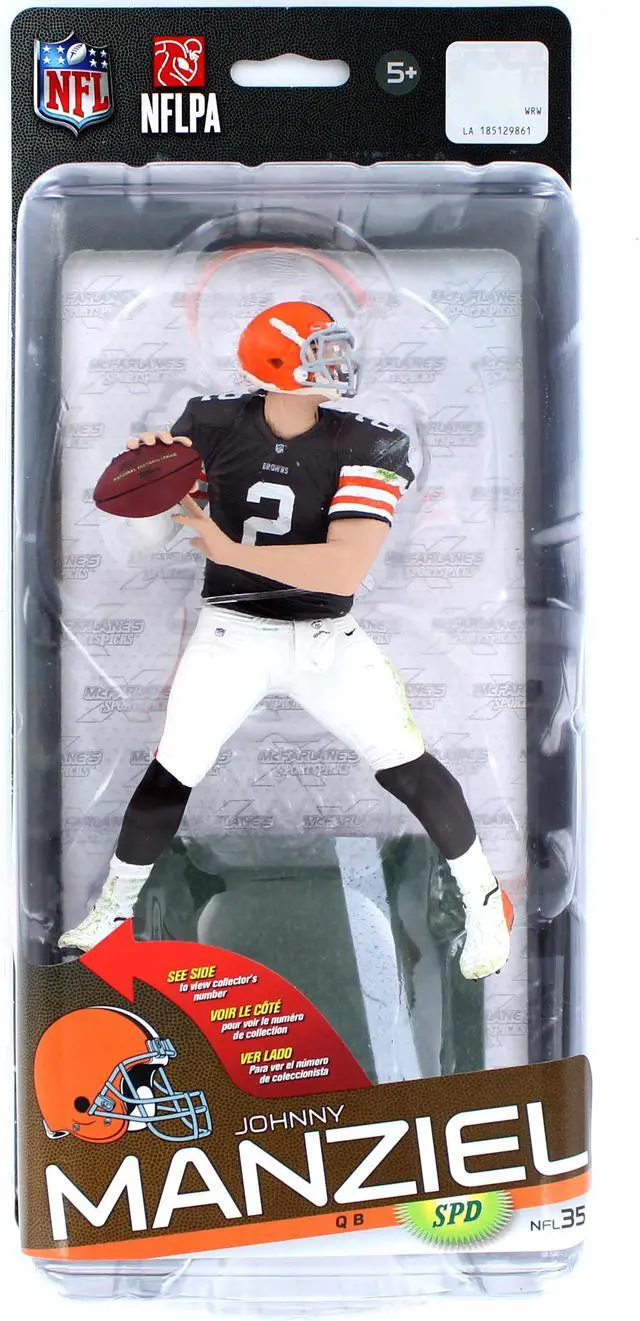 Alt view image 7 of 13 - McFarlane Toys NFL Series 35 Johnny Manziel Action Figure