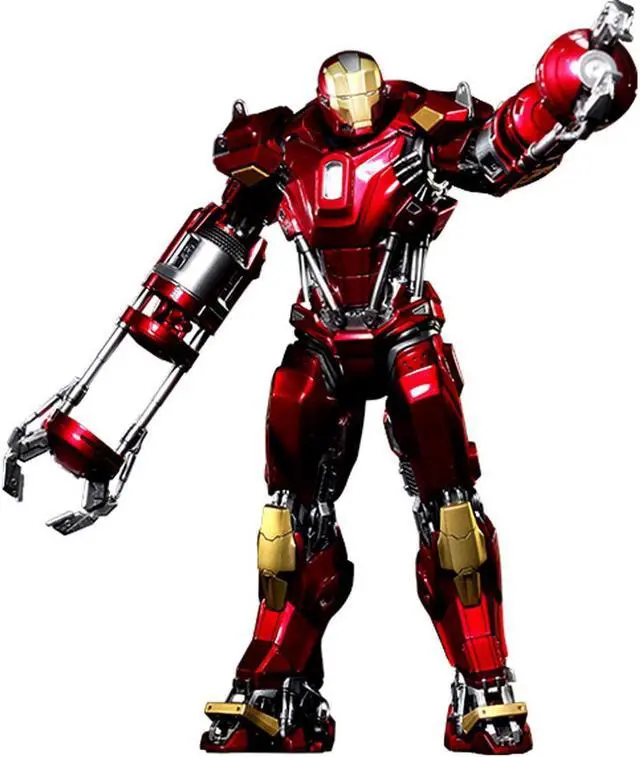 Alt view image 7 of 12 - Iron Man 3 Hot Toys 1:6 Power Pose Collectible Figure: Red Snapper Mark XXXV