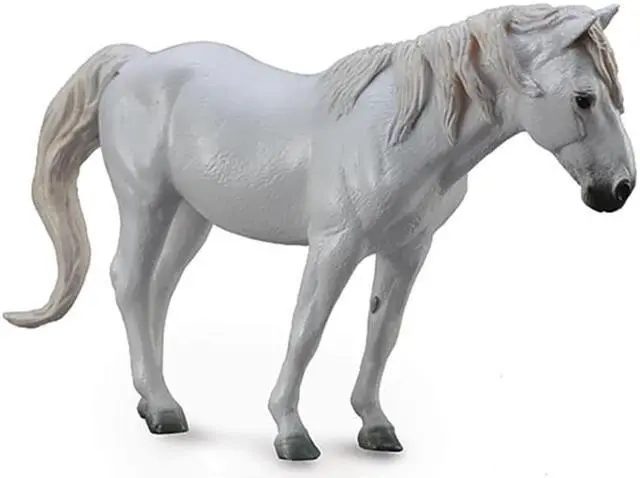 Alt view image 2 of 2 - Breyer CollectA Series Grey Camargue Model Horse