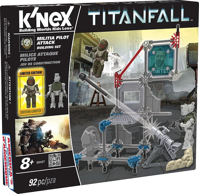 Alt view image 8 of 9 - K'Nex Titanfall MCOR Pilot Attack Building Set