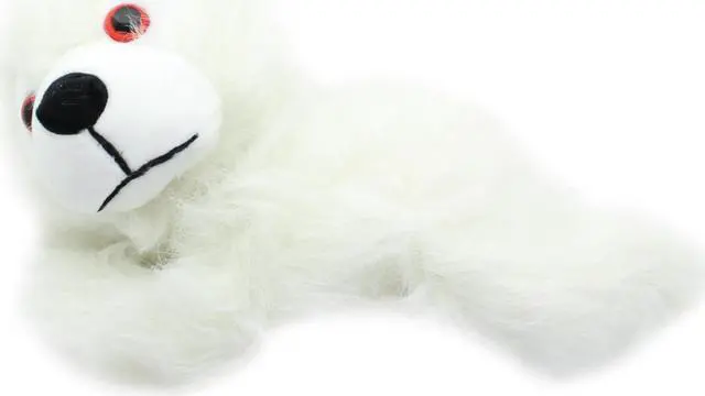 Main image of Game of Thrones 9" Plush: Ghost Direwolf Cub (Prone)