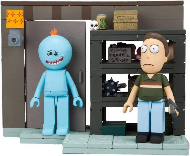 Alt view image 3 of 5 - Rick and Morty Smith Garage Rack Small Construction Set
