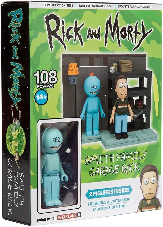 Alt view image 4 of 5 - Rick and Morty Smith Garage Rack Small Construction Set